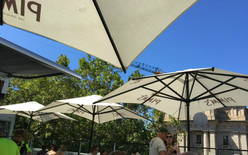 summer in Melbourne, Imperial Hotel, Bourke Street, drinks, rooftop bar