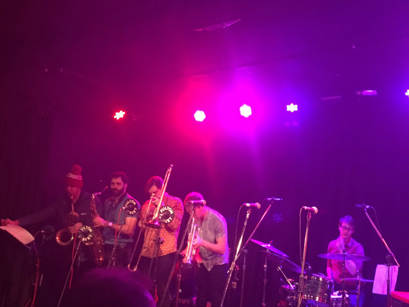 sax, trumpet and horns, fulton street band - northcote social club