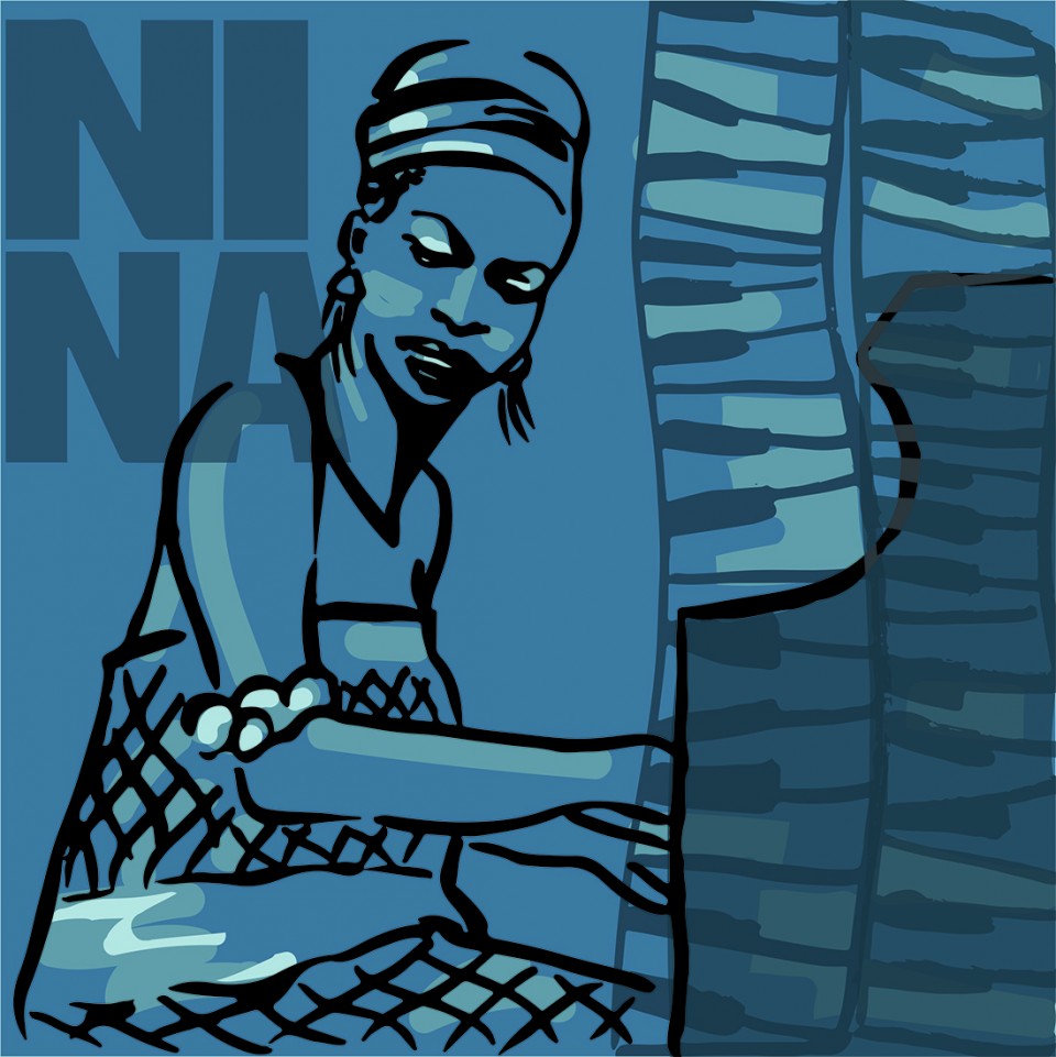 Nina Simone Jazz Drawings