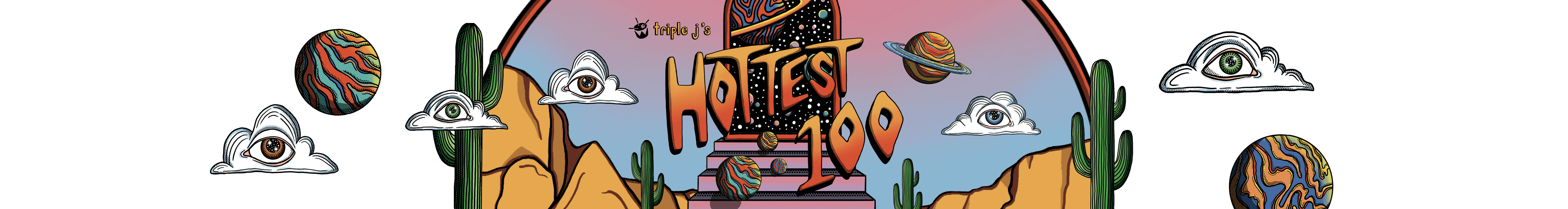 triple j hottest 100 2023 - artwork