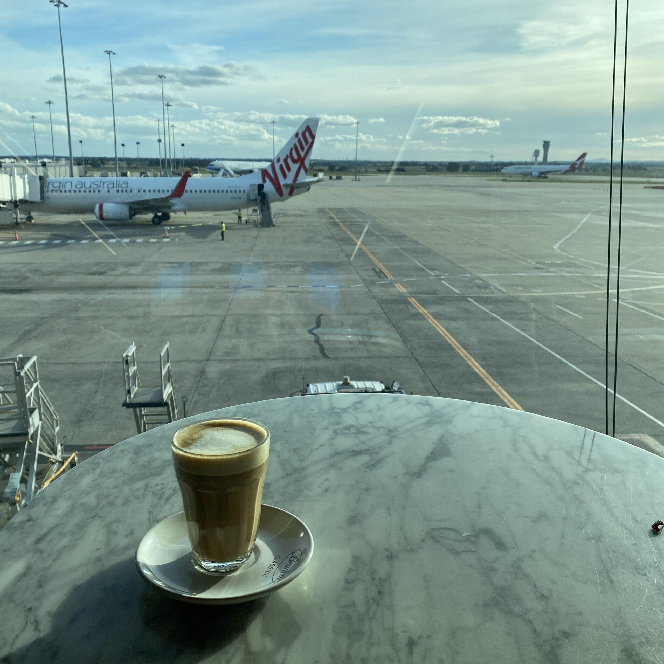 melbourne airport view